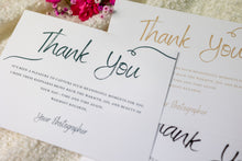 Thank You Card - Dark Green