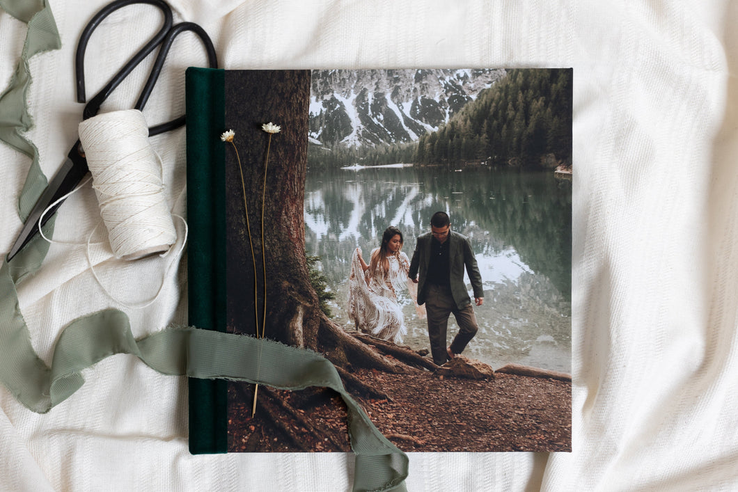 15x15cm Photo Panel Deckled Edge Cotton Rag ArtBook